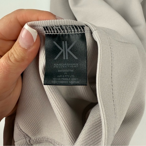 Kardashian Kollection Women’s Medium Pebble Grey Bodycon Dress – Sleeveless - Picture 7 of 11